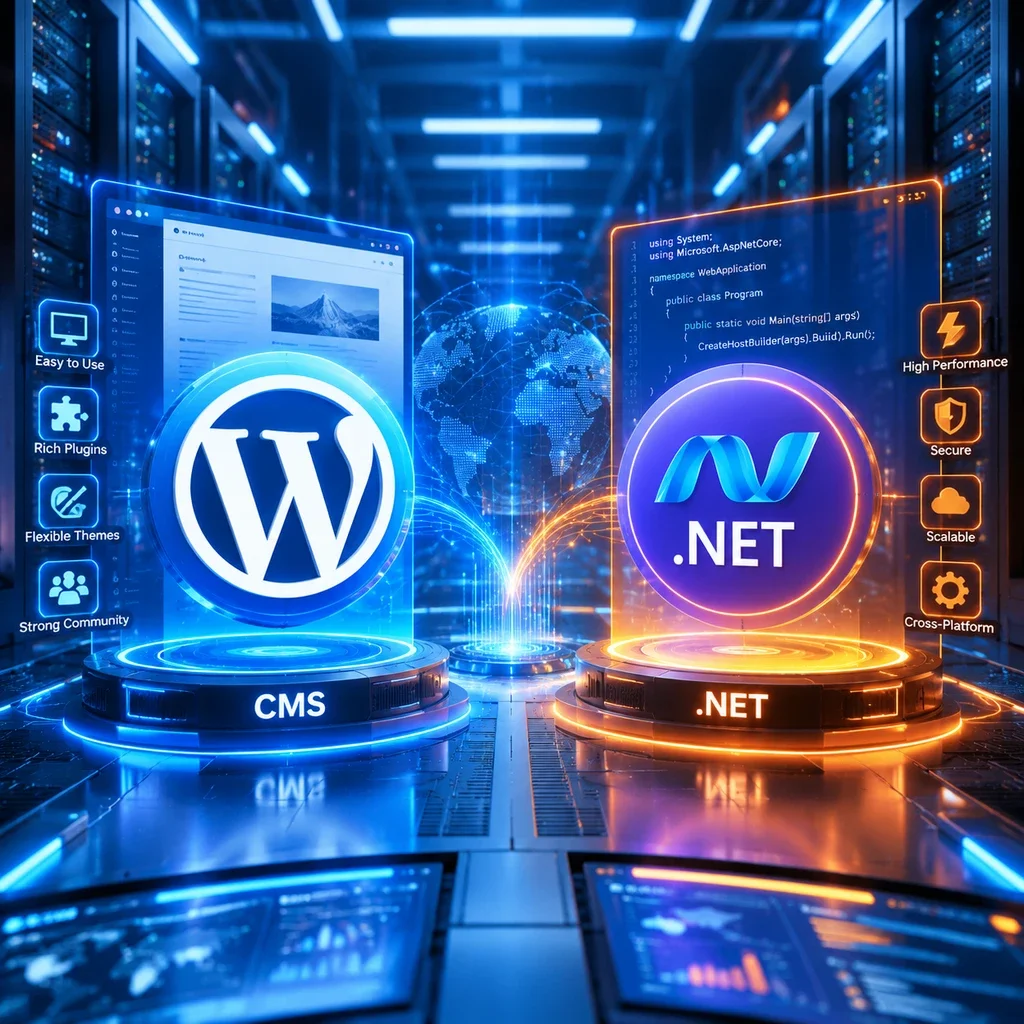 وردپرس یا ASP.NET؟ راهنمای انتخاب پلتفرم مناسب کسبوکار